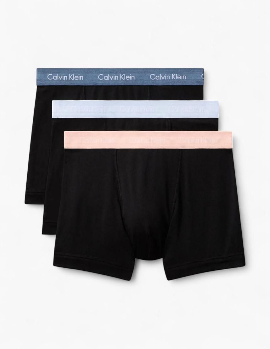 Set bóxer trunk de algodón para hombre 3 piezas 5