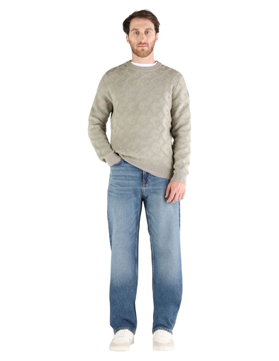 Jeans skinny M5BA0PD4K30-FLXI deslavado para hombre 4