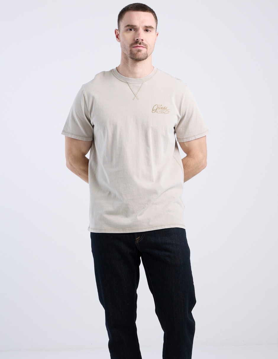 Playera cuello redondo para hombre