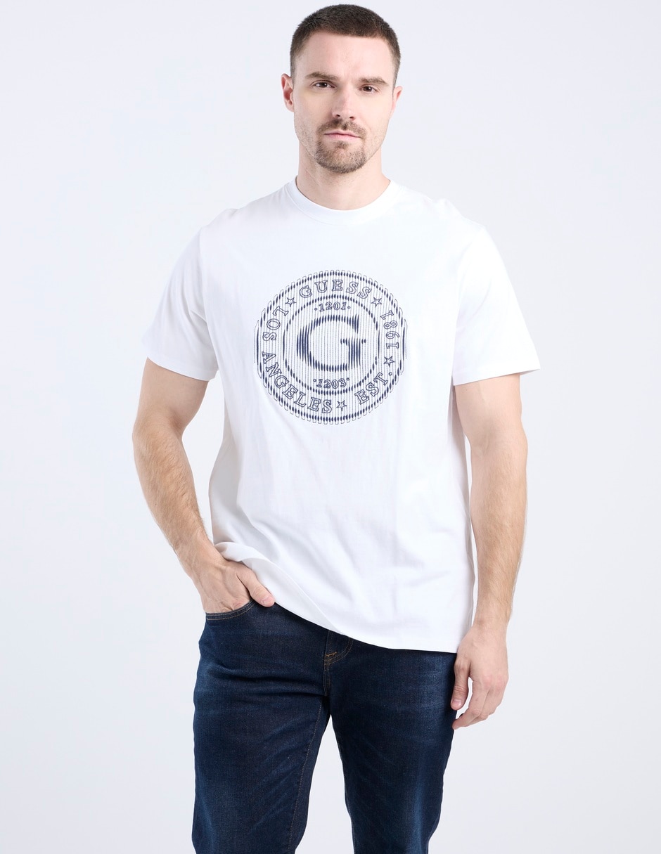 Playera cuello redondo para hombre