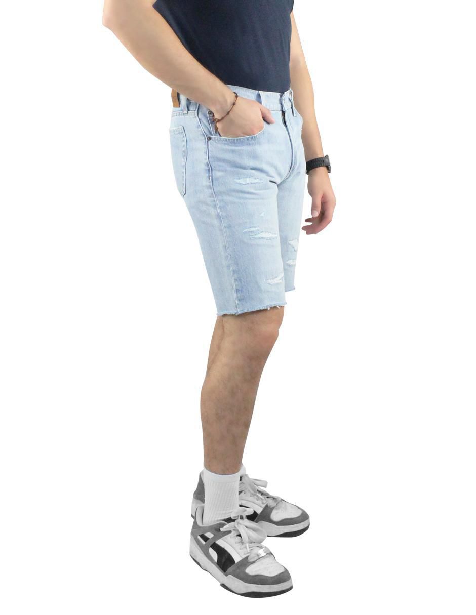 Bermuda de mezclilla para hombre 2
