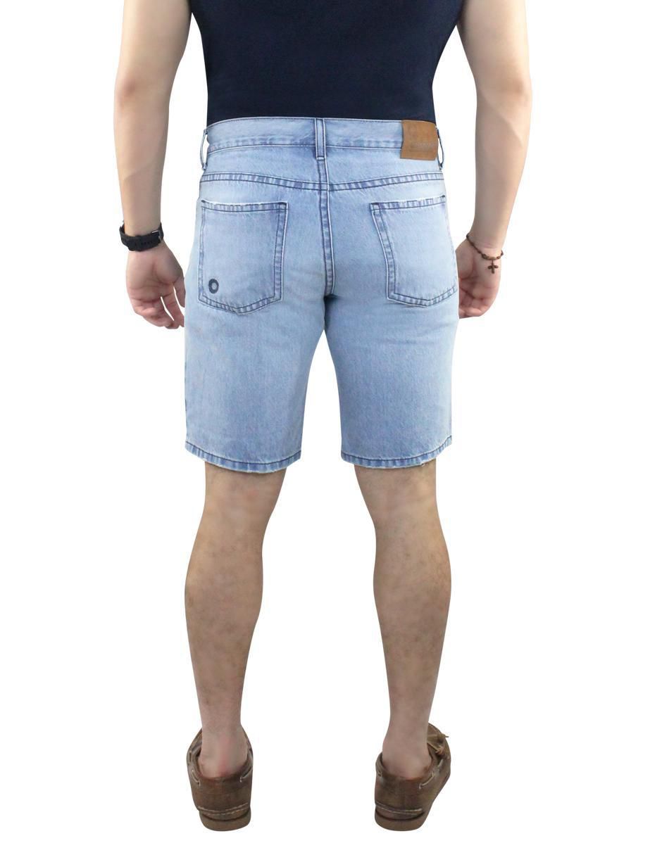 Bermuda de mezclilla para hombre 4