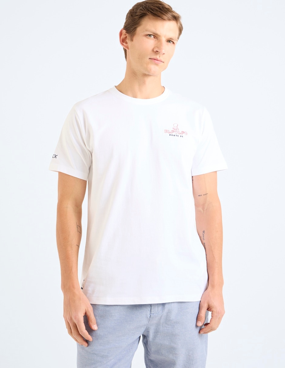 Playera cuello redondo para hombre 2