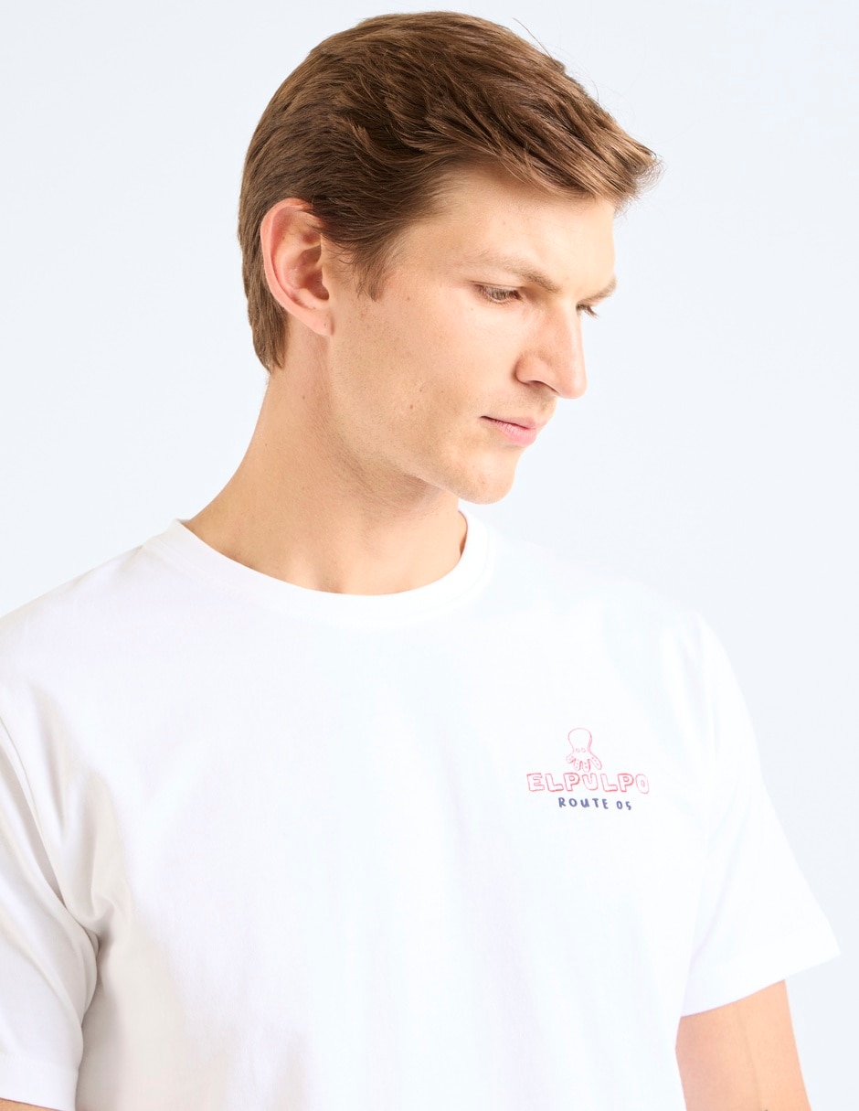 Playera cuello redondo para hombre 4