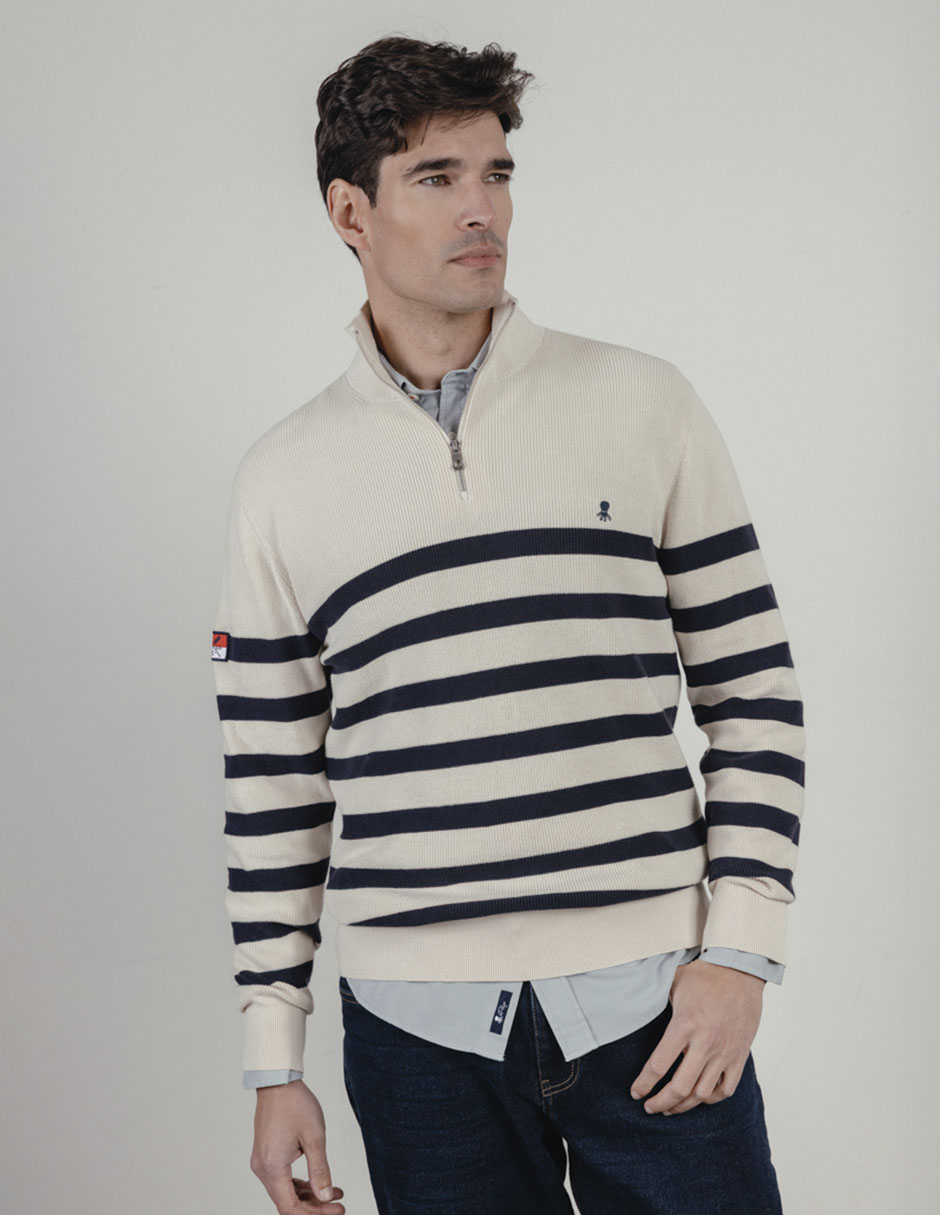 Suéter cuello alto para hombre 2