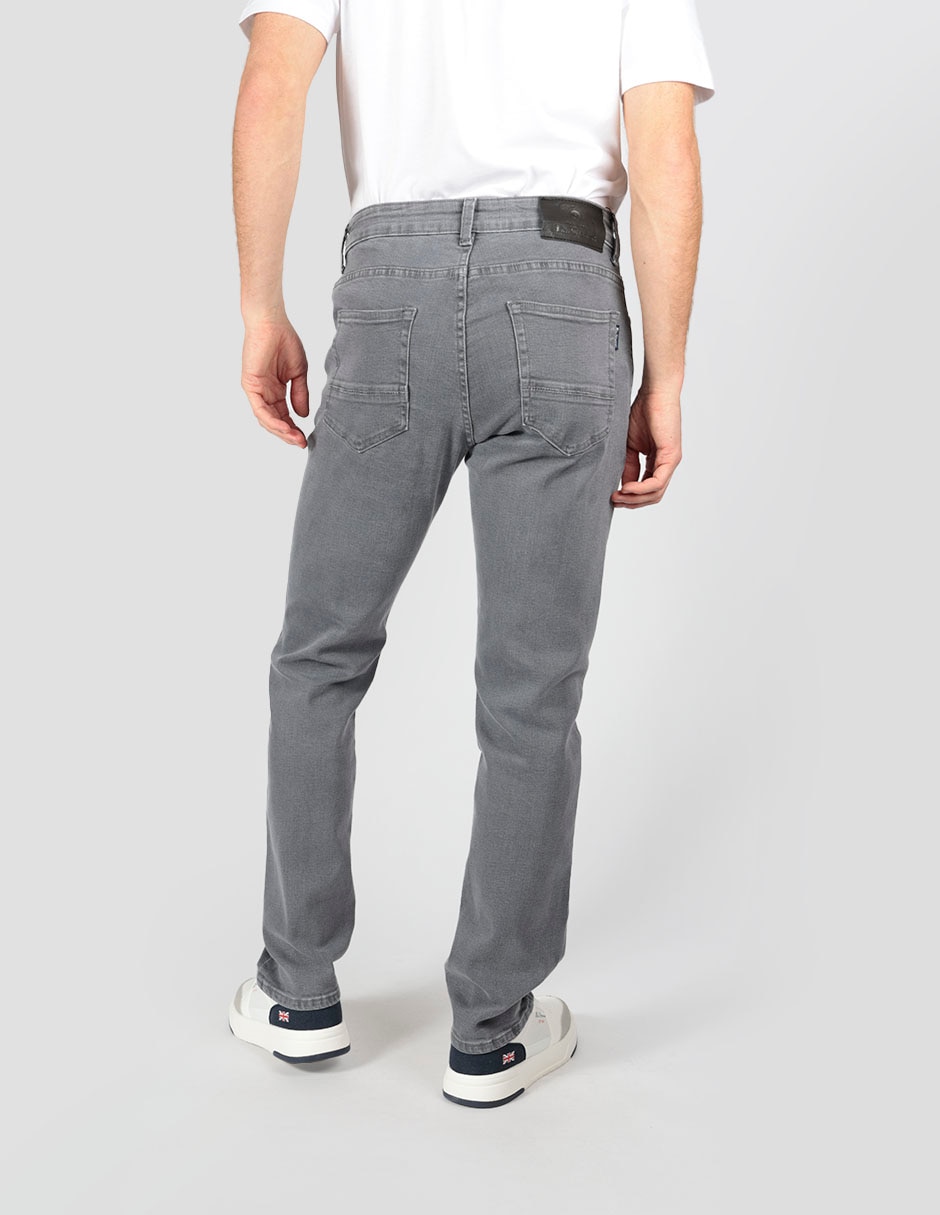 Pantalón business casual slim de algodón para hombre 2