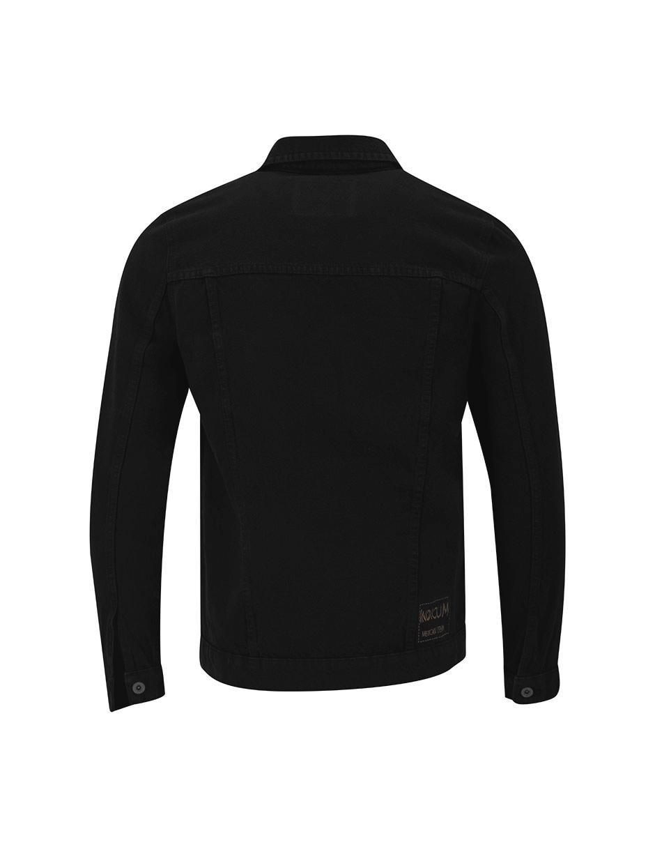 Set de chamarra denim de mezclilla con bolsillos para hombre 2