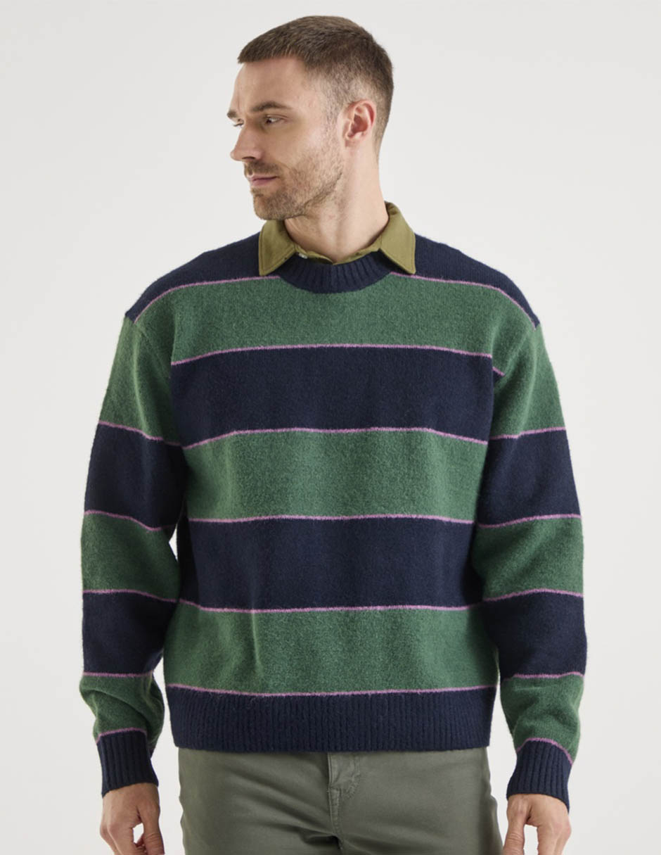 Suéter cuello redondo para hombre