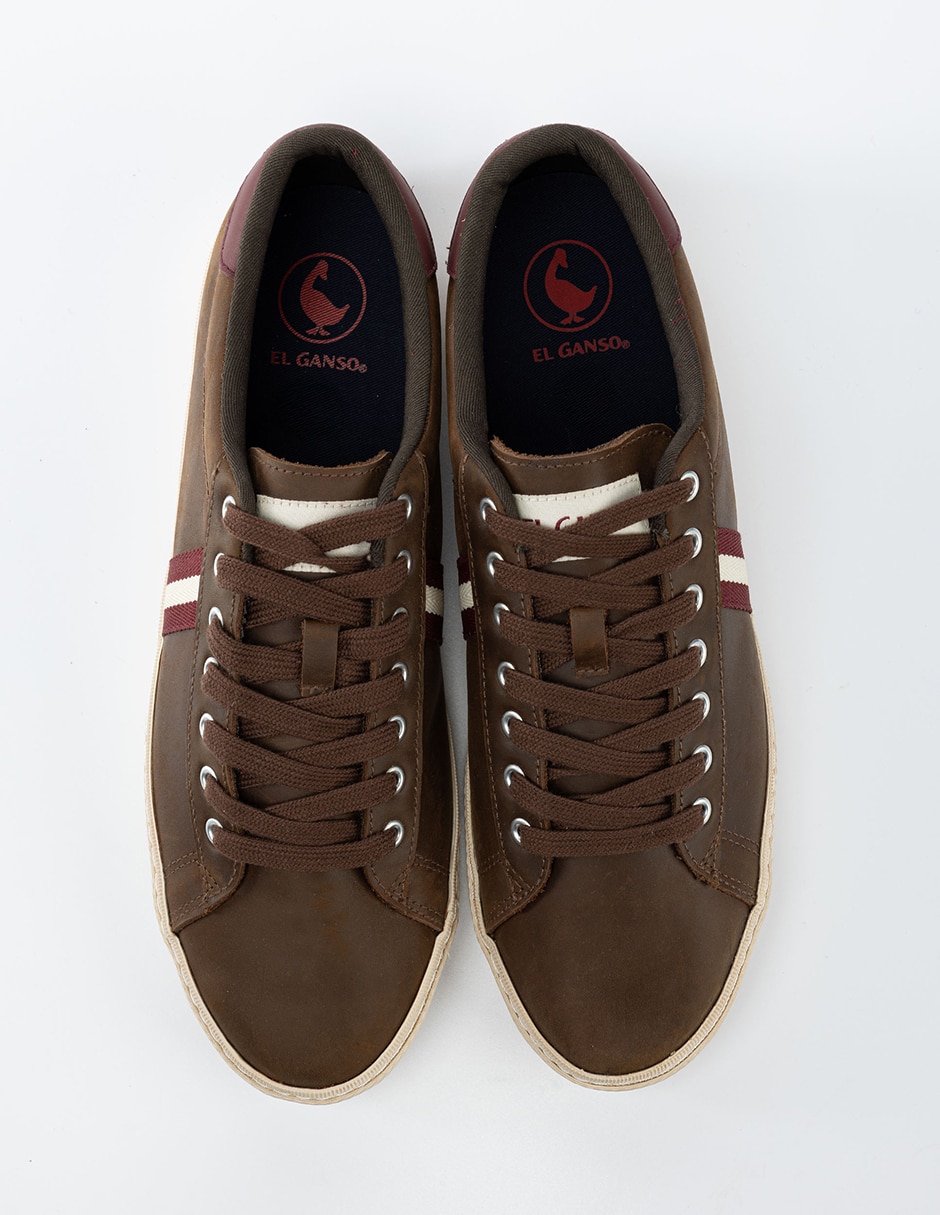 Tenis de piel para hombre 7