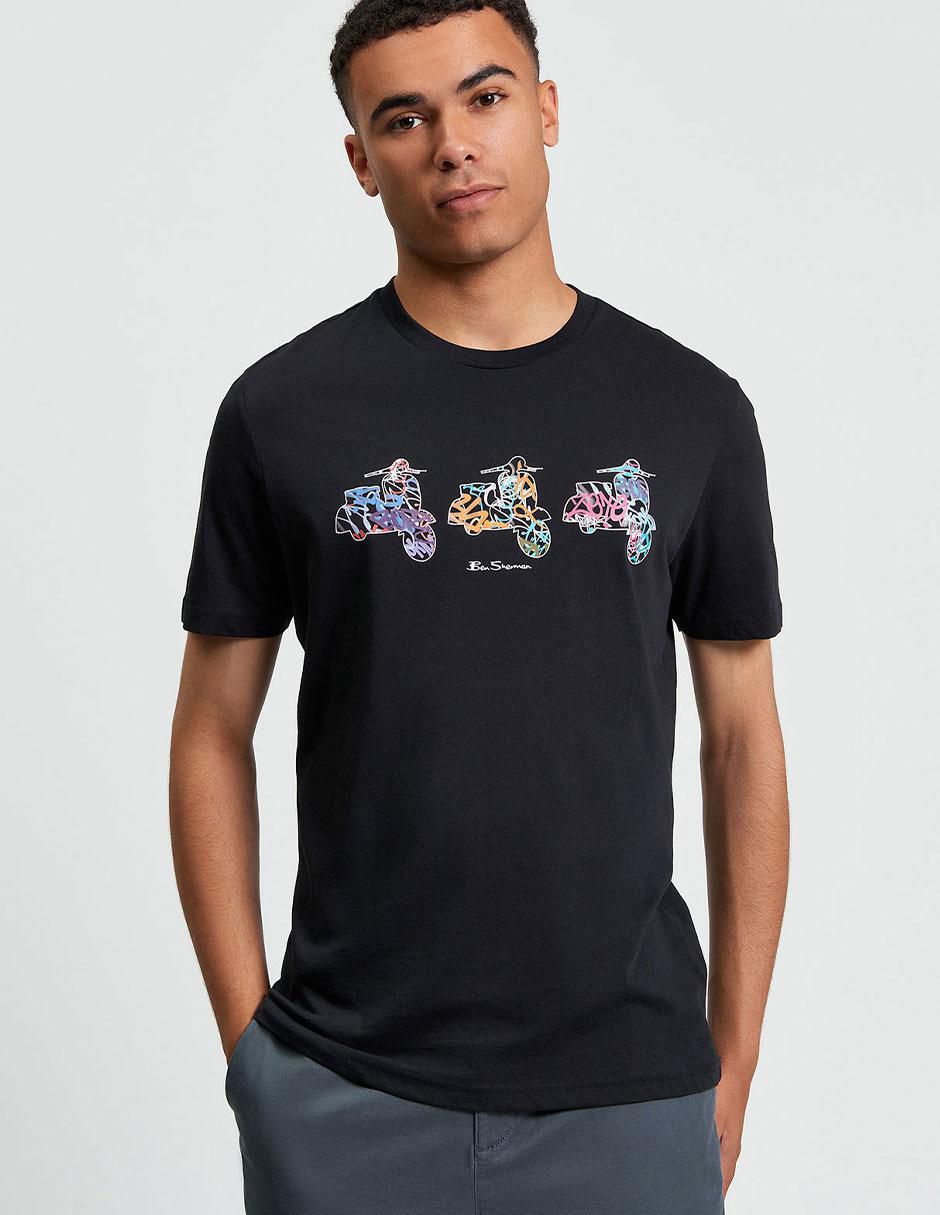 Playera urbano cuello redondo para hombre Playera urbano cuello redondo para hombre