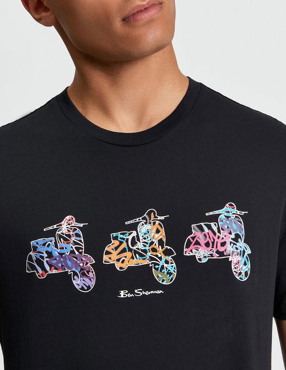 Playera urbano cuello redondo para hombre 3