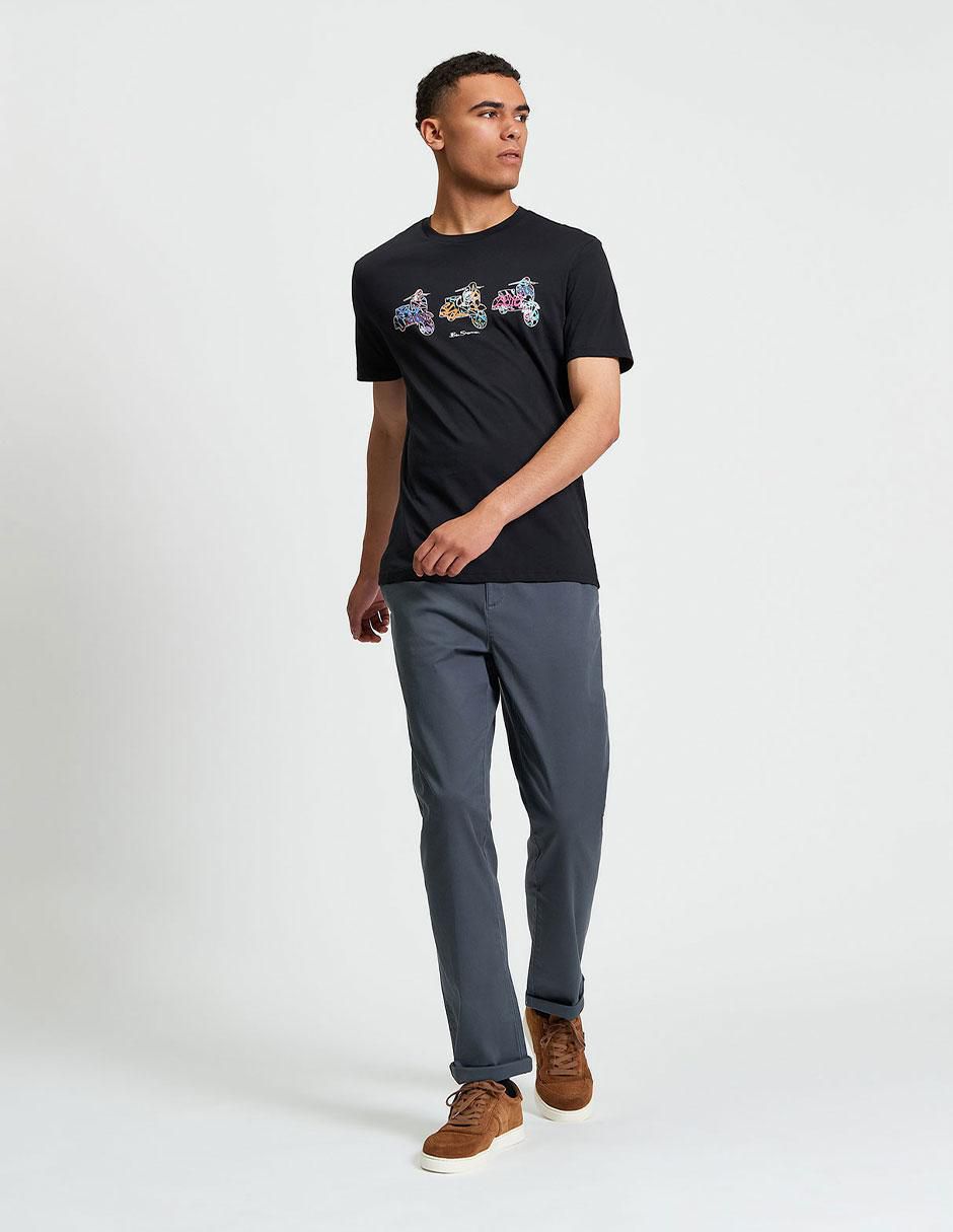 Playera urbano cuello redondo para hombre 4