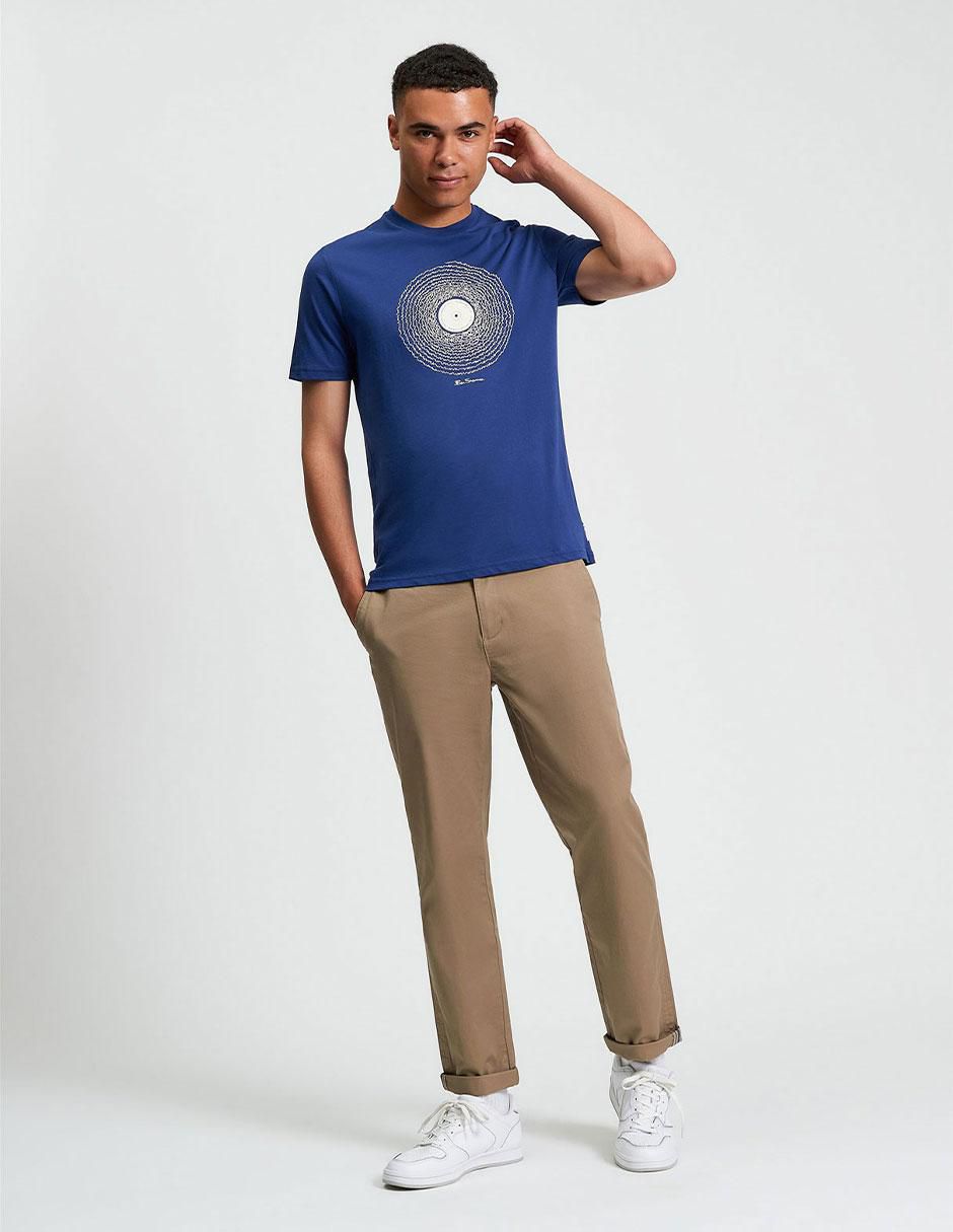 Playera moderno cuello redondo para hombre 4