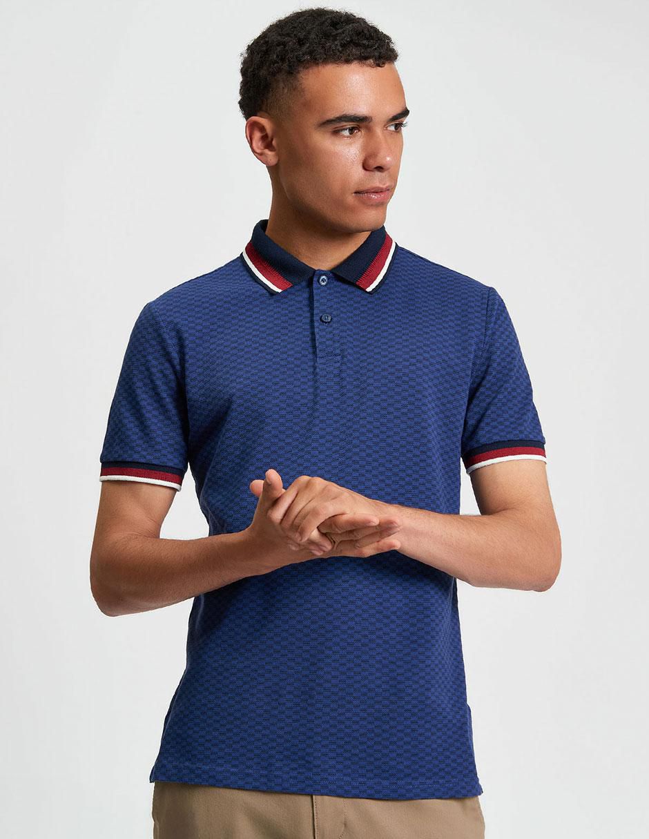 Playera tipo polo urbano para hombre