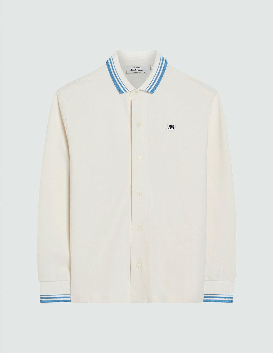 Suéter cuello polo para hombre 5