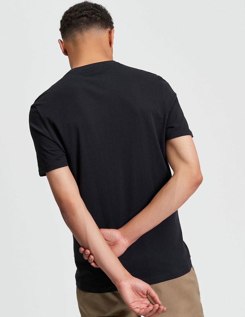 Playera contemporáneo cuello redondo para hombre 2