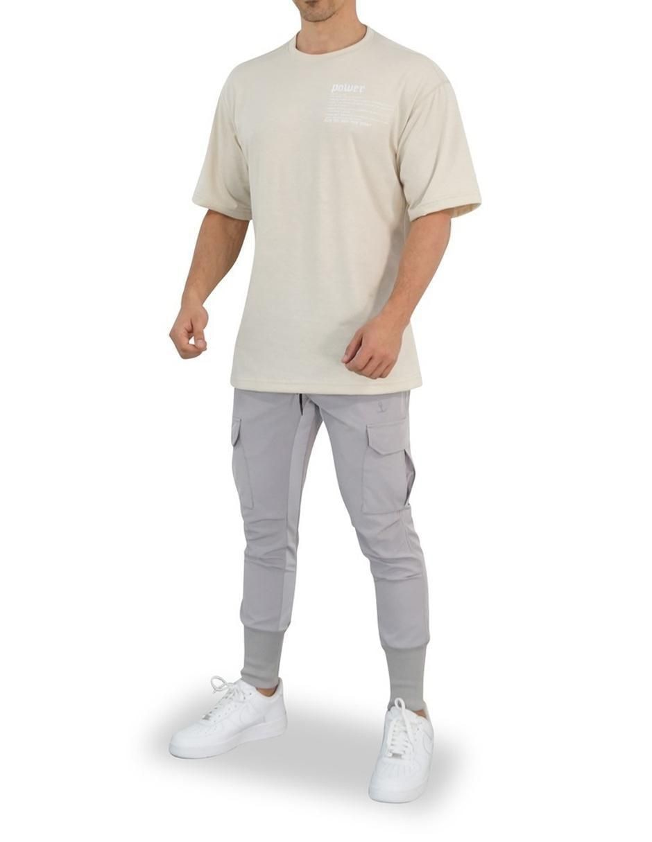 Jogger ajustado Pain into Power con bolsillos para hombre 4