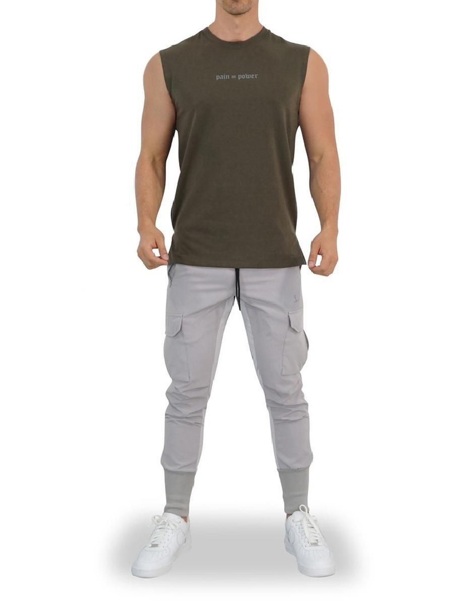 Jogger ajustado Pain into Power con bolsillos para hombre 5