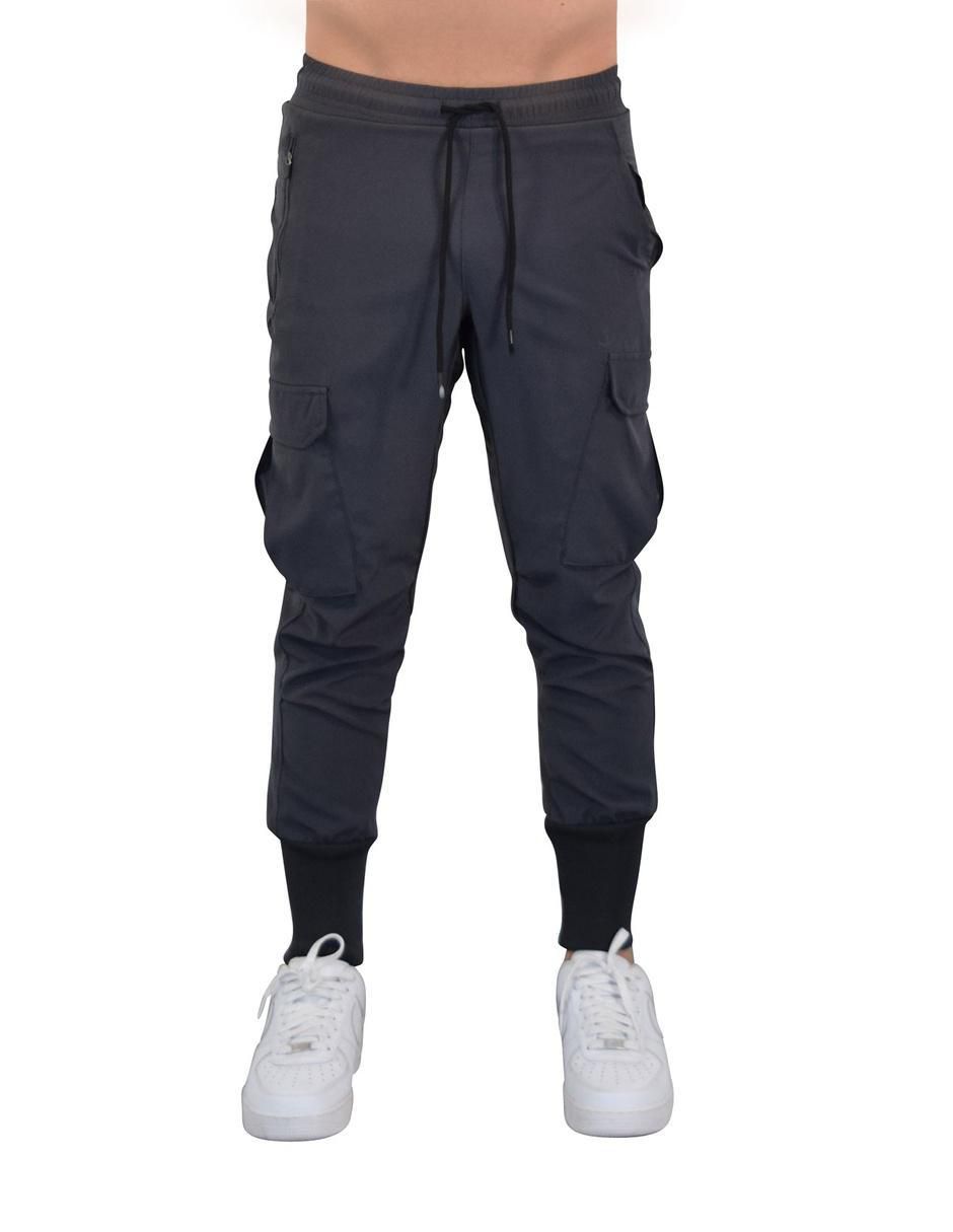 Jogger ajustado john leopard no aplica pain into power "estampado" liso con bolsillos "para hombre"