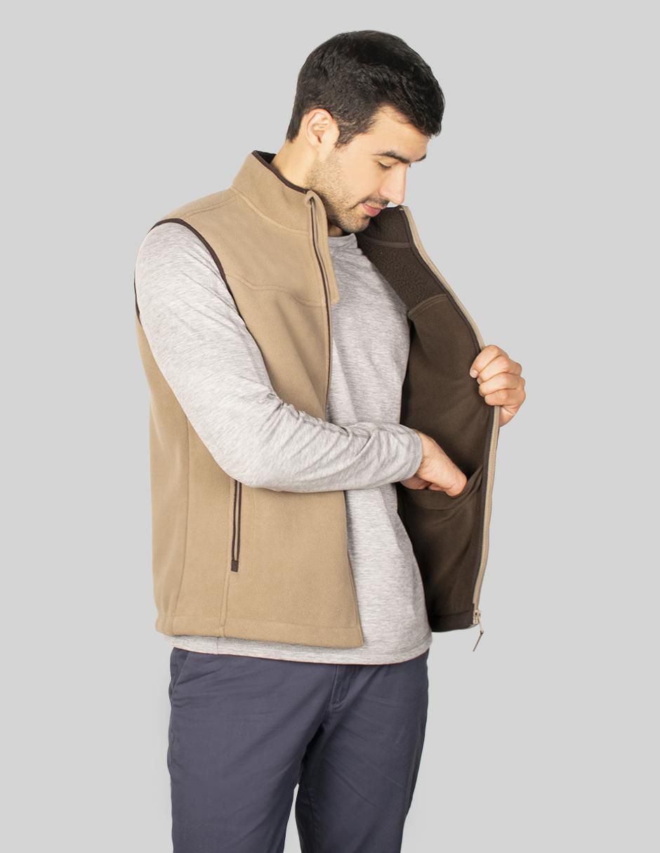 "chaleco" greenlander no poliéster con bolsillos "para hombre"
