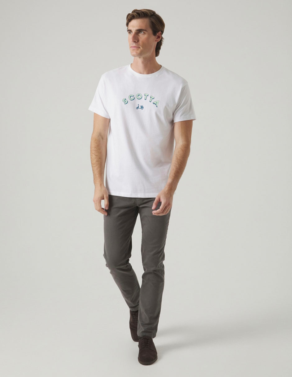 Playera cuello redondo para hombre