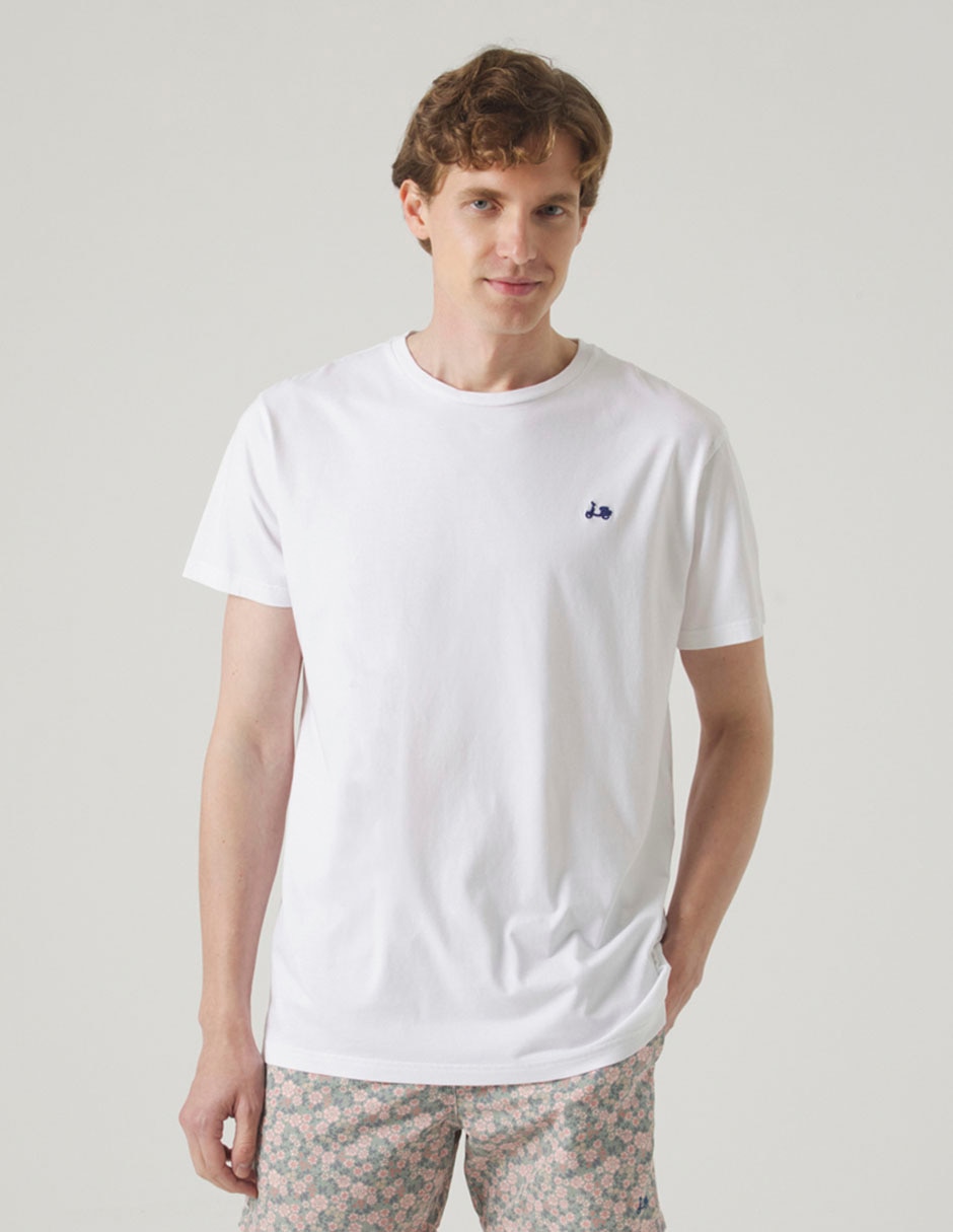 Playera cuello redondo para hombre