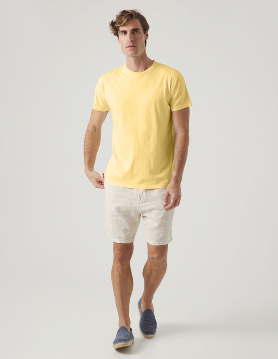 Playera cuello redondo para hombre