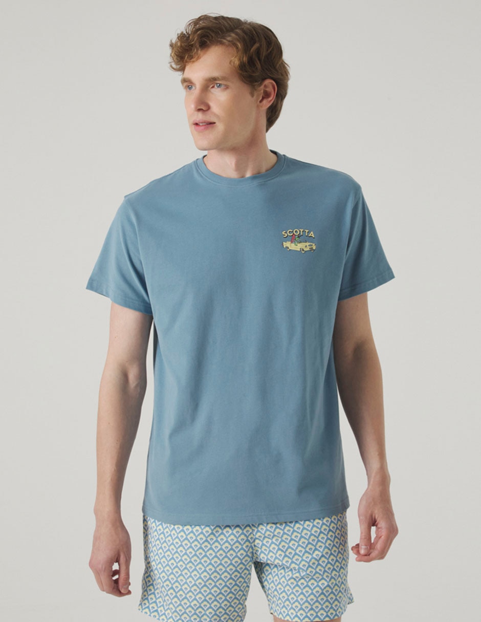Playera cuello redondo para hombre 2