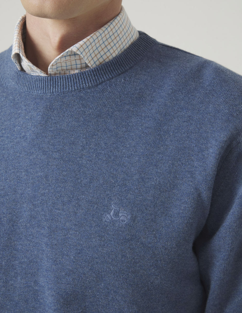 Suéter cuello redondo para hombre 2