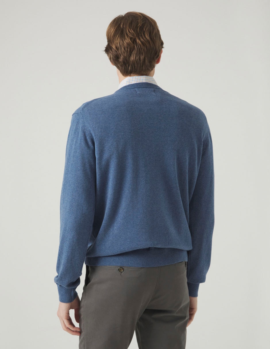 Suéter cuello redondo para hombre 4