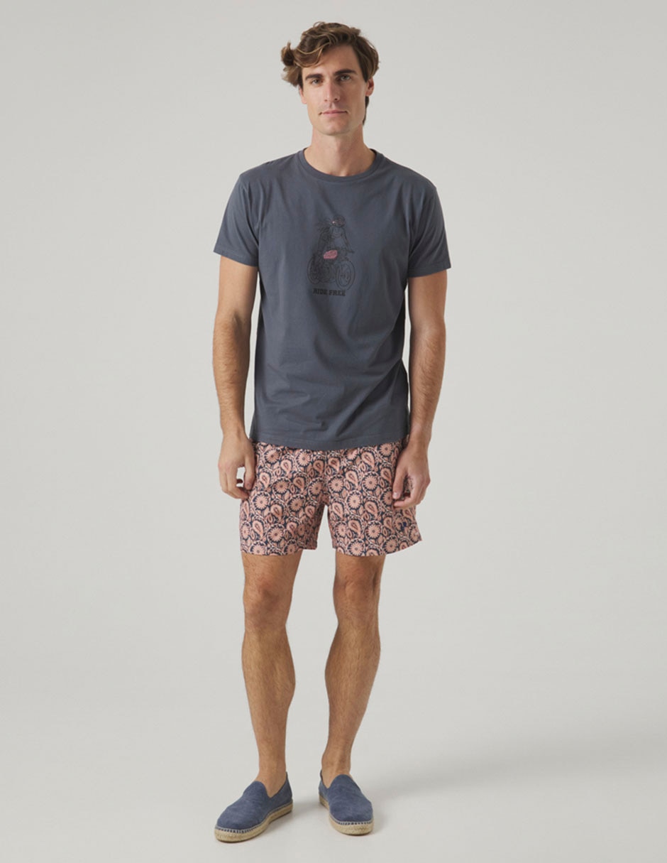 Traje de baño con bolsillos para hombre