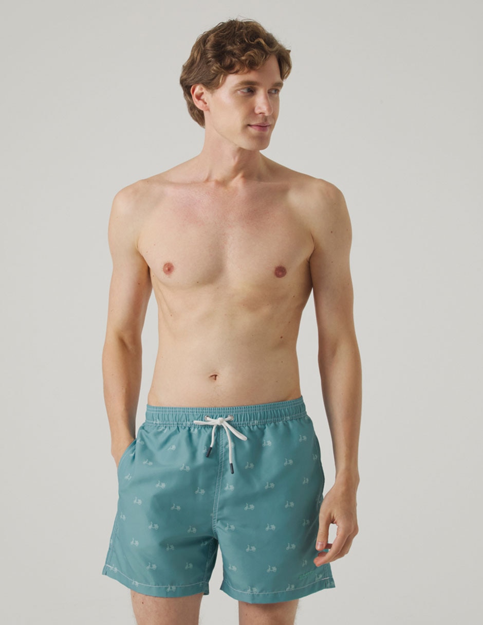 Traje de baño con bolsillos para hombre
