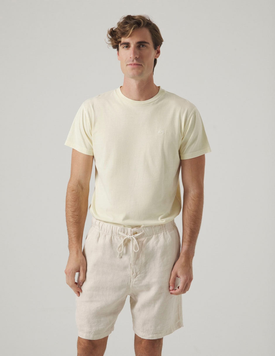 Bermuda de lino para hombre