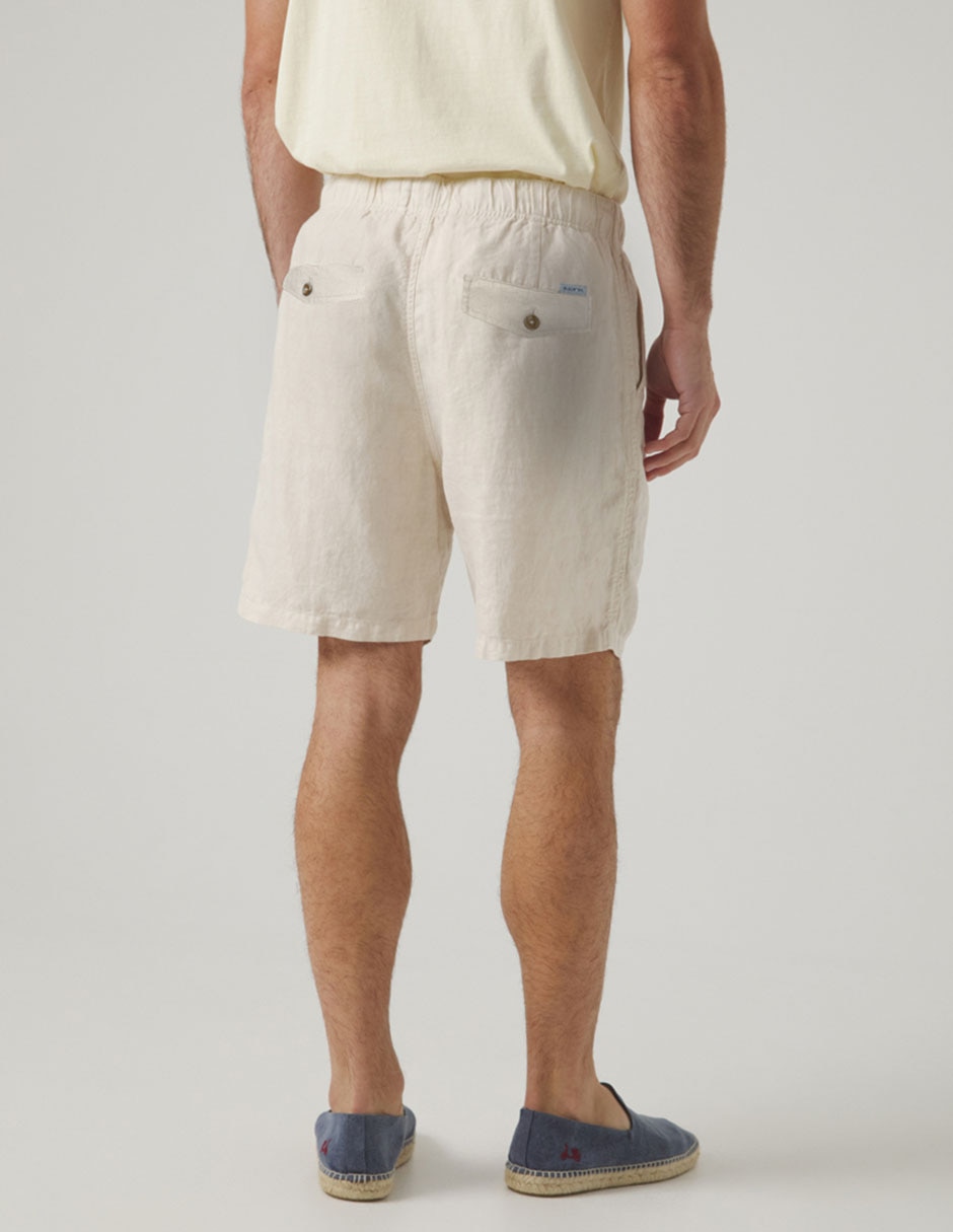 Bermuda de lino para hombre 2