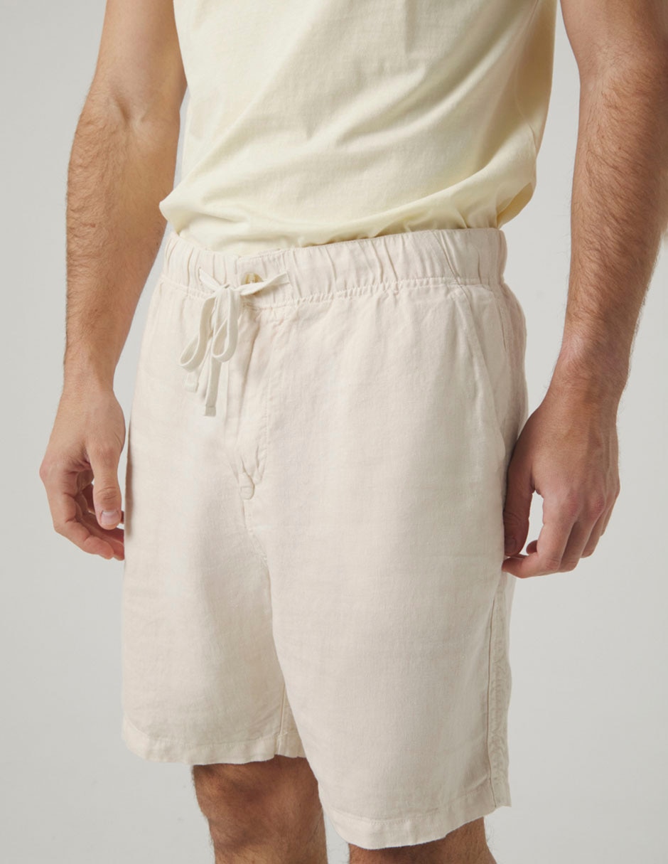 Bermuda de lino para hombre 4