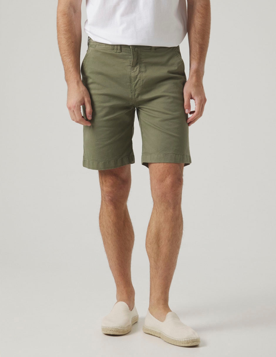 Bermuda de algodón para hombre