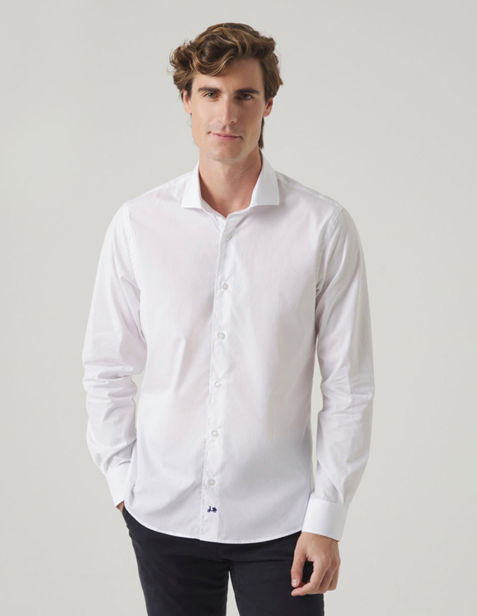 Camisa casual de algodón manga larga para hombre 3