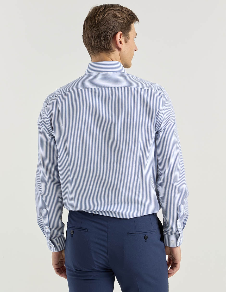 Camisa casual manga larga para hombre 2