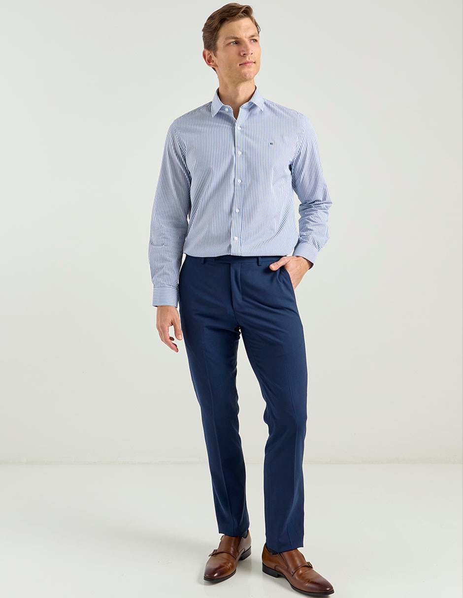 Camisa casual manga larga para hombre 3