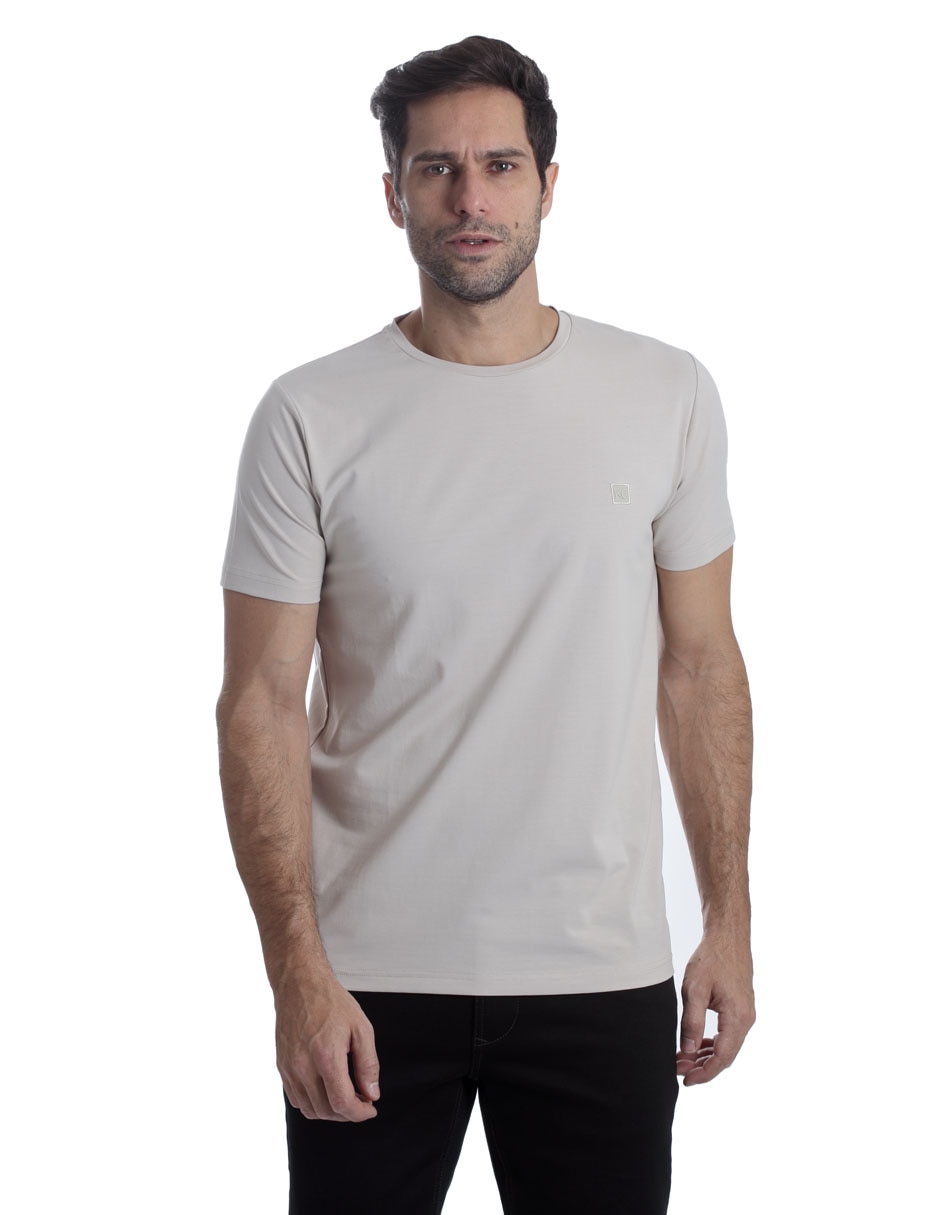 Playera cuello redondo para hombre