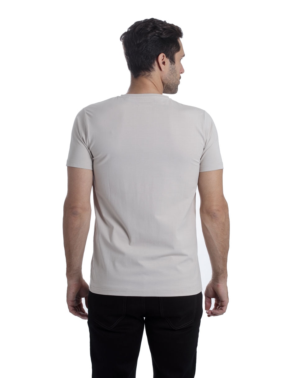 Playera cuello redondo para hombre 2
