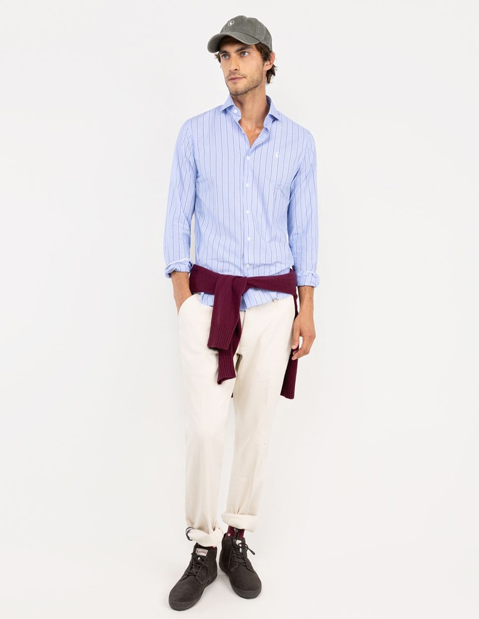 CAMISA EL GANSO 1050, 42, AZUL CELESTE