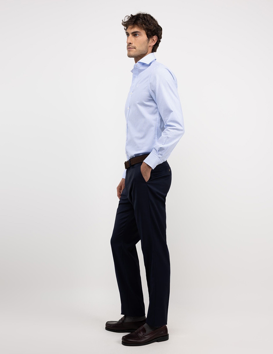 CAMISA EL GANSO 1050W2, 40, AZUL CLARO