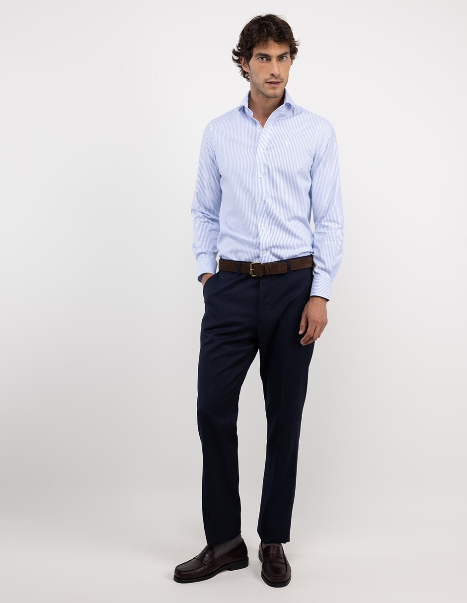 CAMISA EL GANSO 1050W2, 40, AZUL CLARO