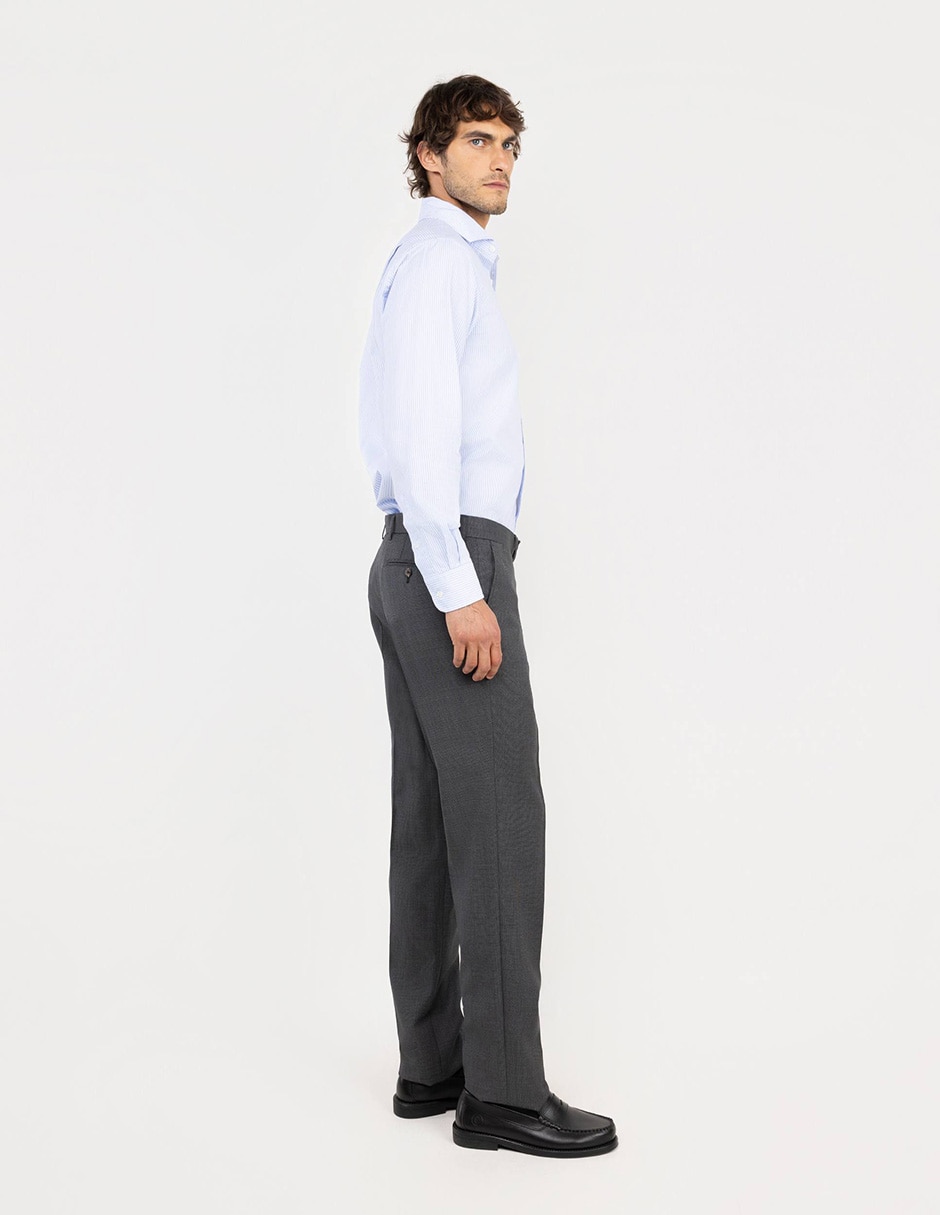 Camisa casual de algodón manga larga para hombre 4