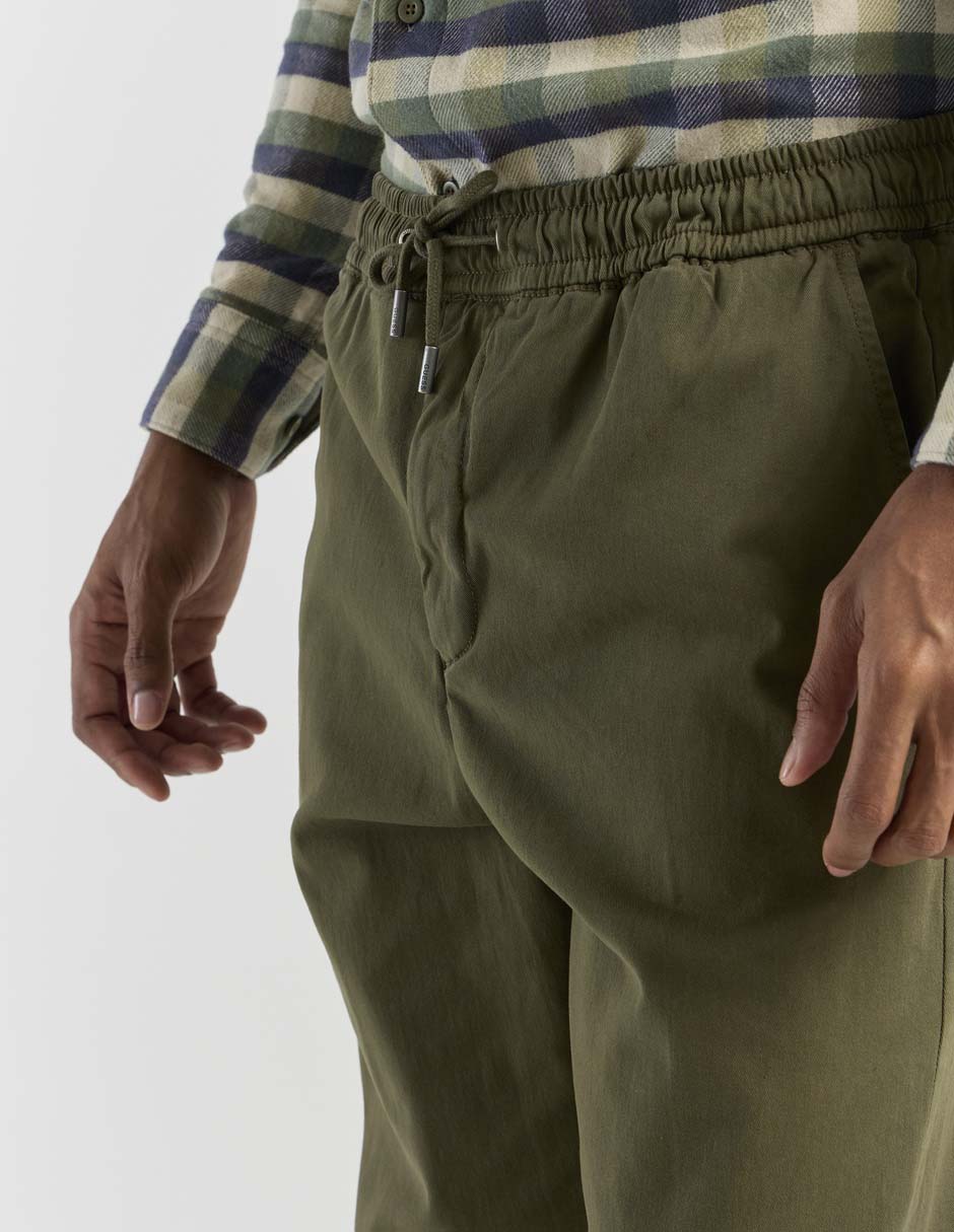 Pantalón chino regular de algodón para hombre 4