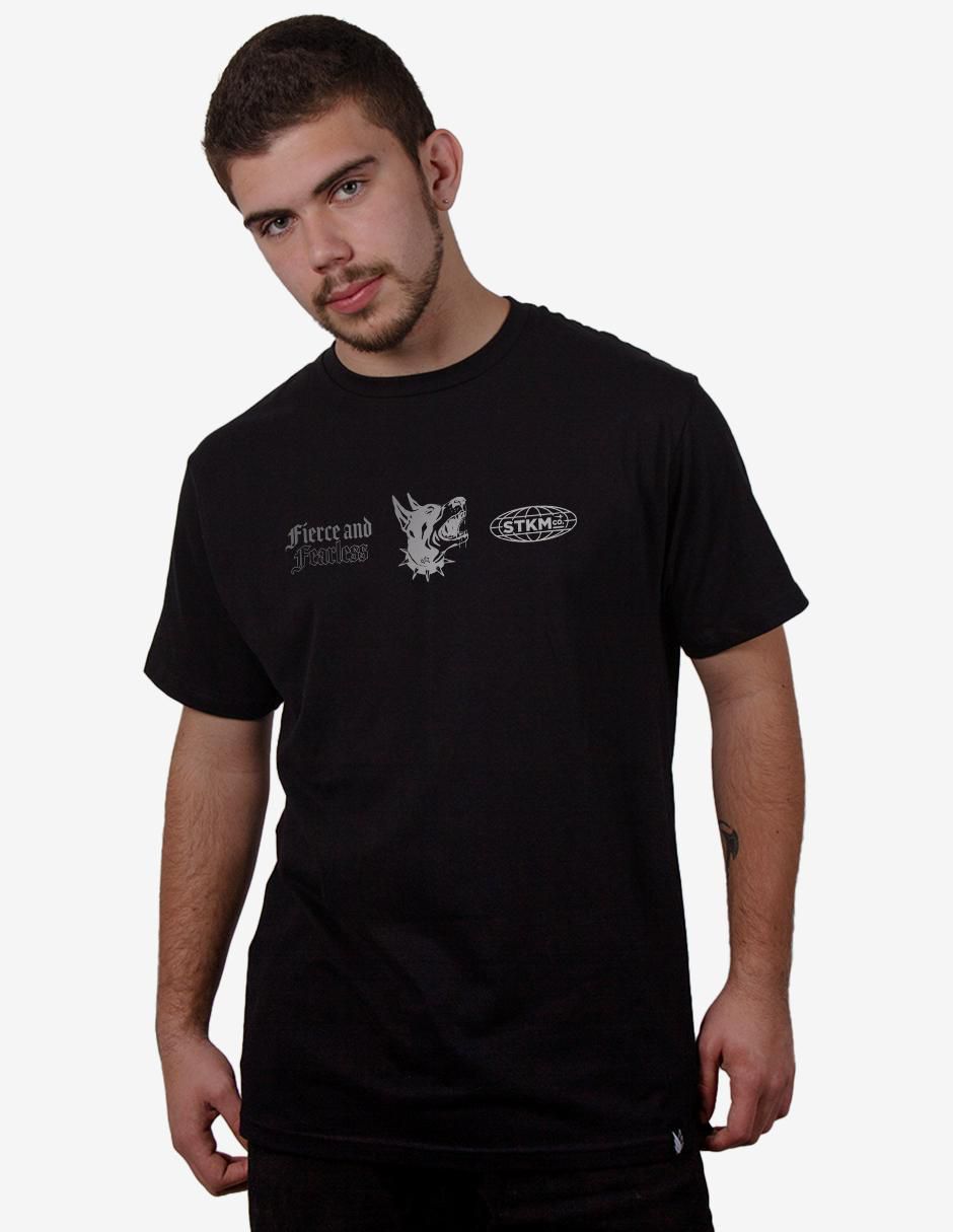 Playera cuello redondo para hombre