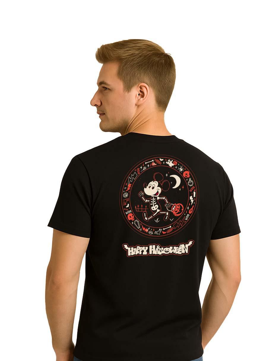 Playera de Halloween cuello redondo para hombre 2