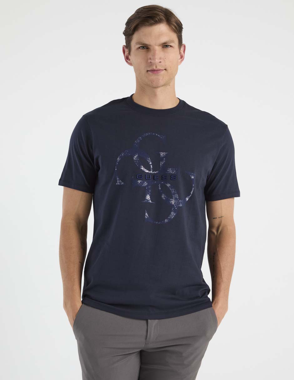 Playera cuello redondo para hombre