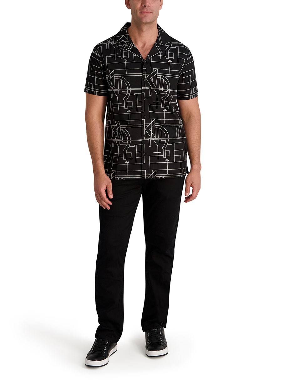 Camisa casual de algodón manga corta para hombre 3